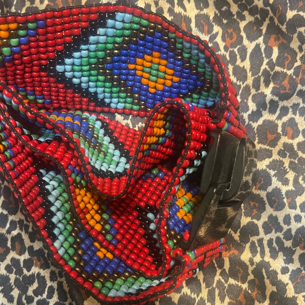 Beautiful Colorful Beaded Belt - Picture 6 of 14